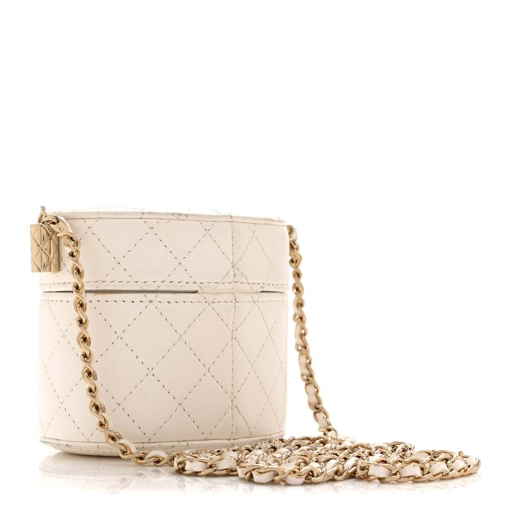 Chanel Lambskin Quilted Round Mini #247274C19B - Picture 3 of 13
